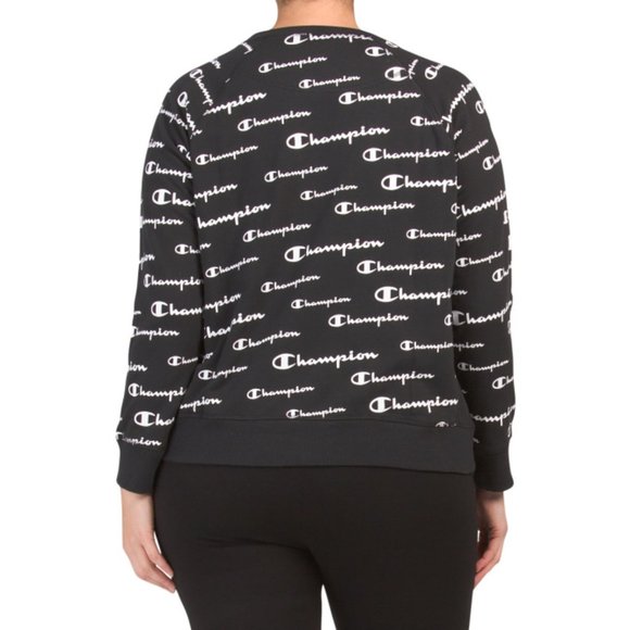 CHAMPION Plus Campus French Terry Sweatshirt 1X - Picture 4 of 5